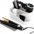 Holder for hårføner m.m., UMBRA GLAM HAIR TOOLS ORGANISER, 26,5 x 17 x H 12,5 cm, Hvit / grå