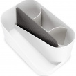 Holder for hårføner m.m., UMBRA GLAM HAIR TOOLS ORGANISER, 26,5 x 17 x H 12,5 cm, Hvit / grå