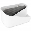 Holder for hårføner m.m., UMBRA GLAM HAIR TOOLS ORGANISER, 26,5 x 17 x H 12,5 cm, Hvit / grå