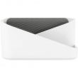 Holder for hårføner m.m., UMBRA GLAM HAIR TOOLS ORGANISER, 26,5 x 17 x H 12,5 cm, Hvit / grå