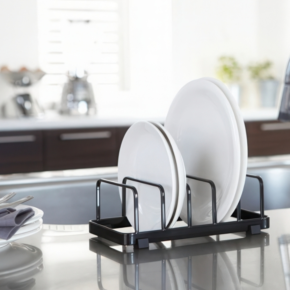 Stativ for tallerkener, TOWER DISH STAND, 22 x 11 x H 7 cm, Yamazaki i gruppen Oppbevaring / Kjøkkenskap / Oppvaskkummer og oppvaskbenk hos SmartaSaker.se (42878)
