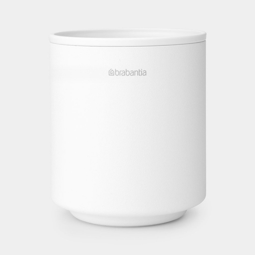 Tannbørsteglass i metall, Brabantia i gruppen Oppbevaring / Baderomsoppbevaring hos SmartaSaker.se (42939)