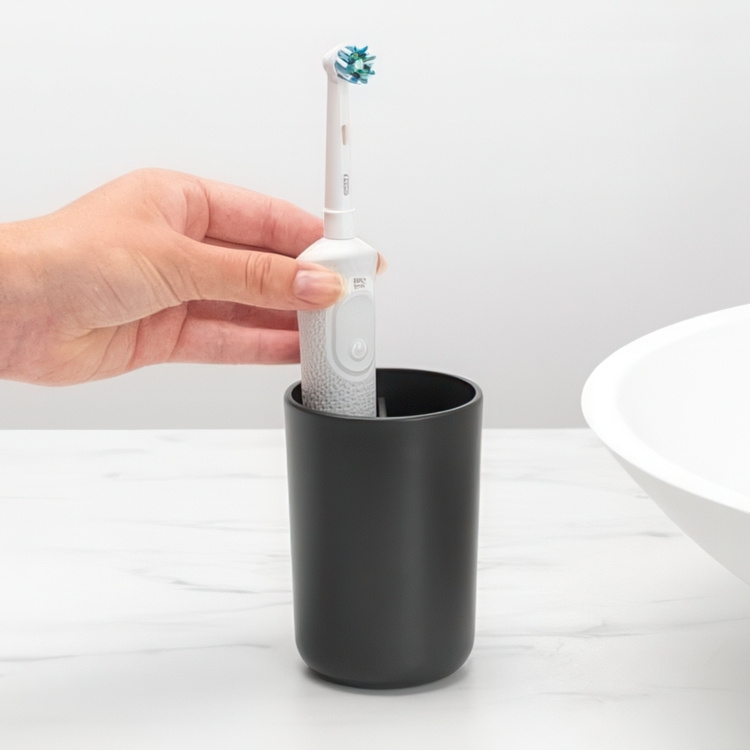 Tannbørsteglass med skillevegg, Brabantia i gruppen Oppbevaring hos SmartaSaker.se (42940)