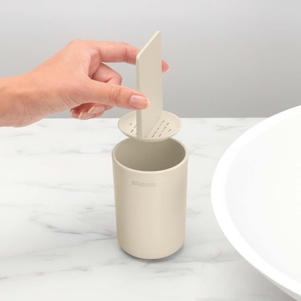 Tannbørsteglass med skillevegg, Brabantia i gruppen Oppbevaring hos SmartaSaker.se (42940)