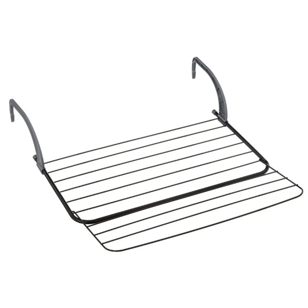 Uttrekkbart tørkestativ for radiator og balkong, sort i gruppen Oppbevaring / Vask og tørk hos SmartaSaker.se (42989)