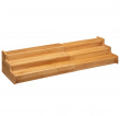 Uttrekkbar trappehylle i bambus, 31-50 cm