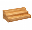 Uttrekkbar trappehylle i bambus, 31-50 cm