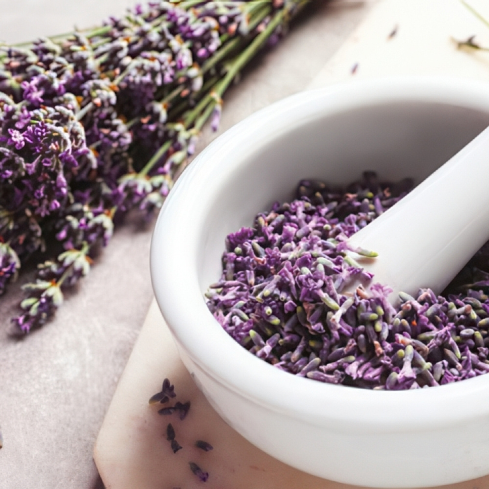 Hard såpe med lavendelblomster, Savon de Marseille i gruppen Tilbehør og lignende hos SmartaSaker.se (43045)