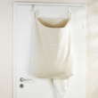 Hengende vaskekurv for dør, Beige