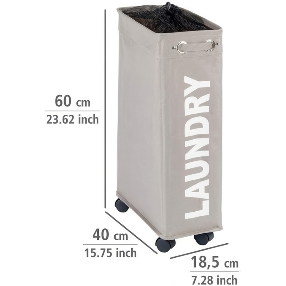 Smal vaskekurv på hjul, Laundry i gruppen Oppbevaring hos SmartaSaker.se (43103)