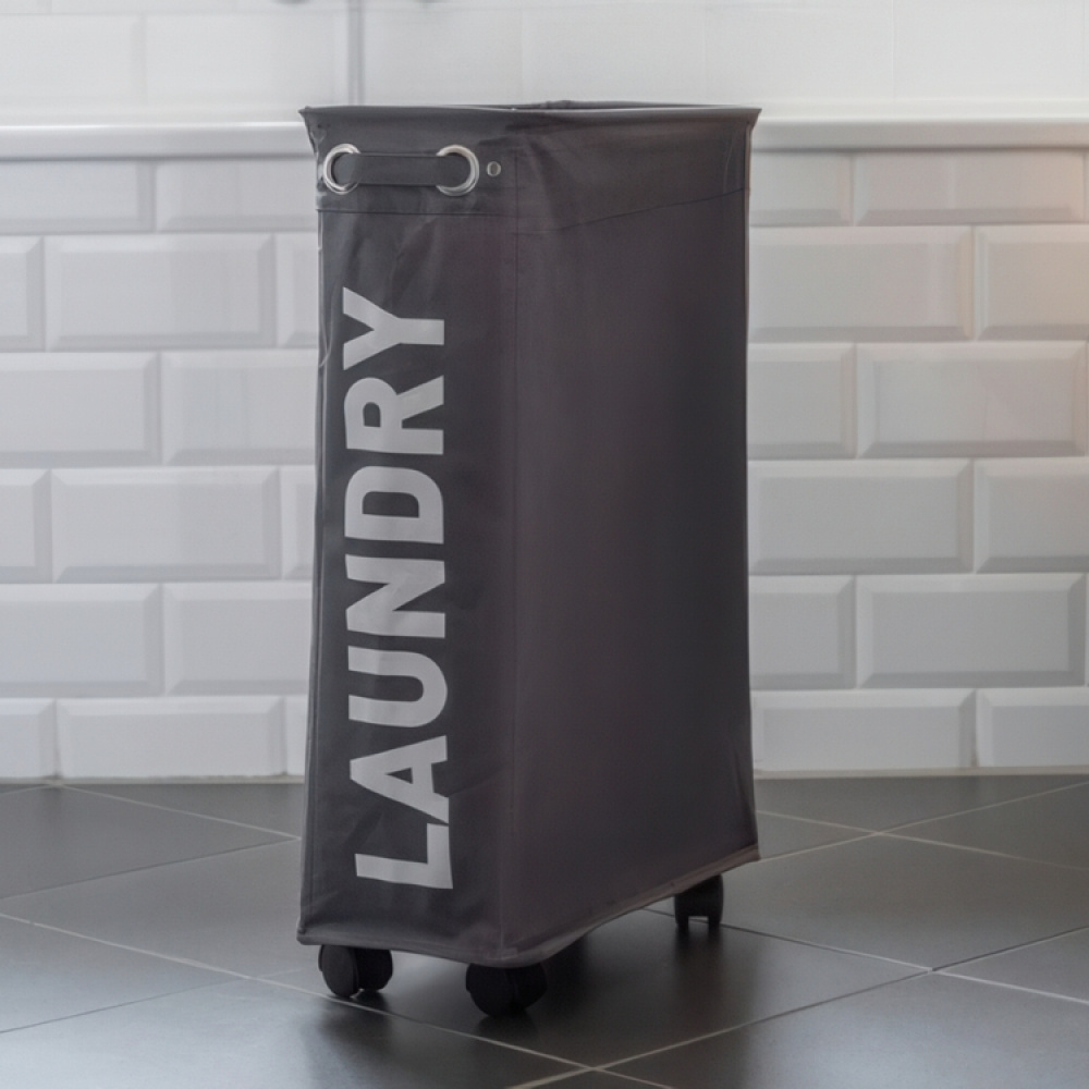 Smal vaskekurv på hjul, Laundry i gruppen Oppbevaring hos SmartaSaker.se (43103)