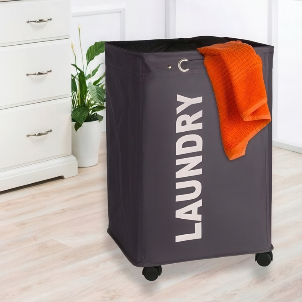 Vaskekurv på hjul, Laundry i gruppen Oppbevaring / Vask og tørk hos SmartaSaker.se (43104)