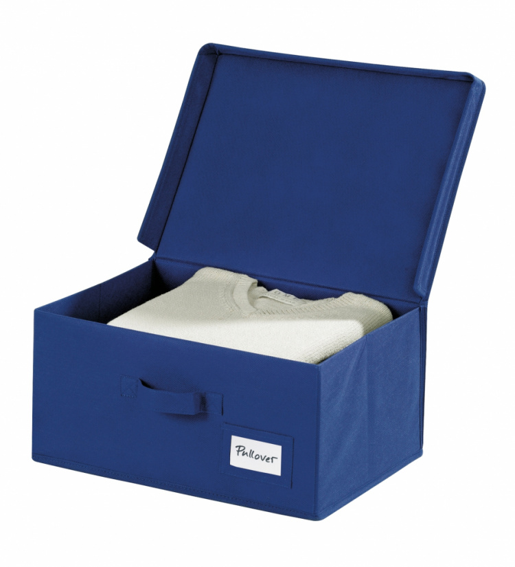 Stoffkasse med lokk, 44x33x19 cm i gruppen Oppbevaring / Oppbevaringsbokser hos SmartaSaker.se (43140)