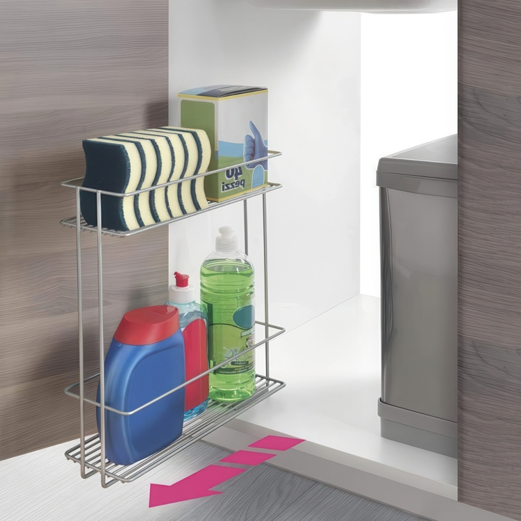 Uttrekkbar oppbevaringshylle for skap, 50x20 cm i gruppen Oppbevaring hos SmartaSaker.se (43165)