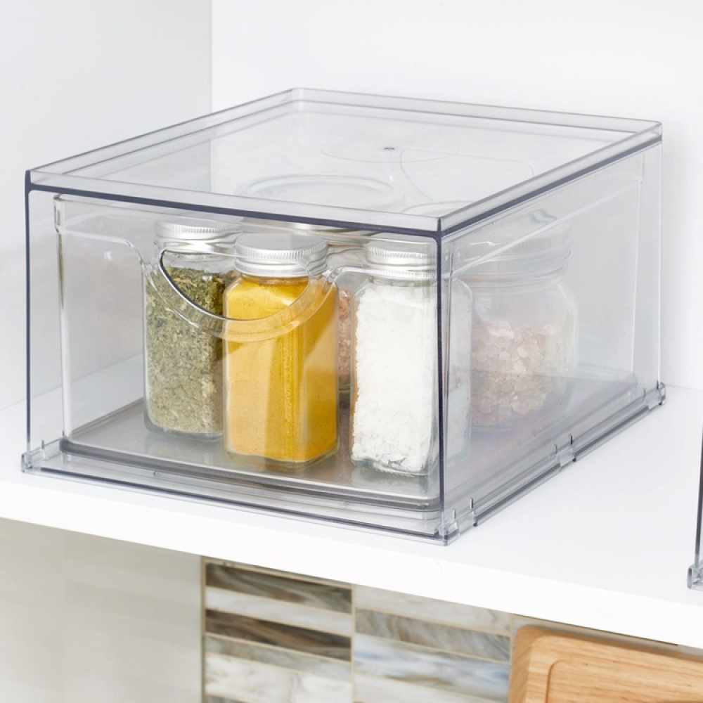 Stablbar skuff i resirkulert plast, iDesign i gruppen Oppbevaring / Kjøkkenskap / Organisere kjøkkenskap hos SmartaSaker.se (43172)