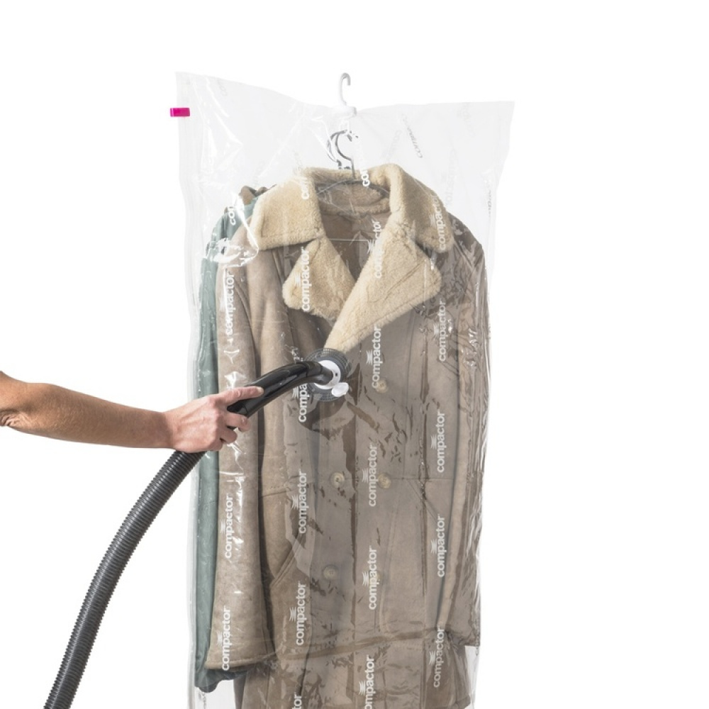 Lang vakuumpose med kleshenger, 70x145 cm, Compactor i gruppen Oppbevaring hos SmartaSaker.se (43187)