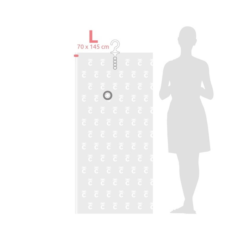 Lang vakuumpose med kleshenger, 70x145 cm, Compactor i gruppen Oppbevaring hos SmartaSaker.se (43187)