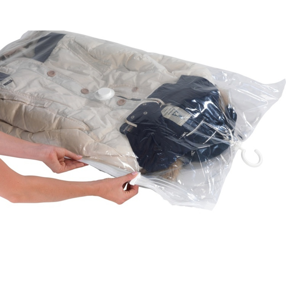 Kort vakuumpose med kleshenger, 70x105 cm, Wenko i gruppen Oppbevaring / Garderoboppbevaring hos SmartaSaker.se (43190)