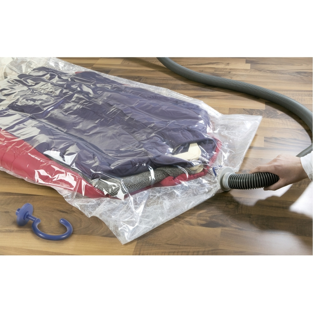 Lang vakuumpose med kleshenger, 70x145 cm, Wenko i gruppen Oppbevaring hos SmartaSaker.se (43191)