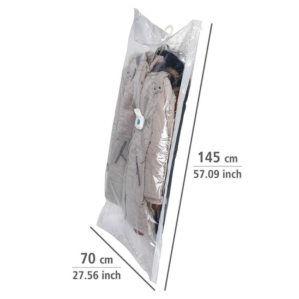 Lang vakuumpose med kleshenger, 70x145 cm, Wenko i gruppen Oppbevaring hos SmartaSaker.se (43191)