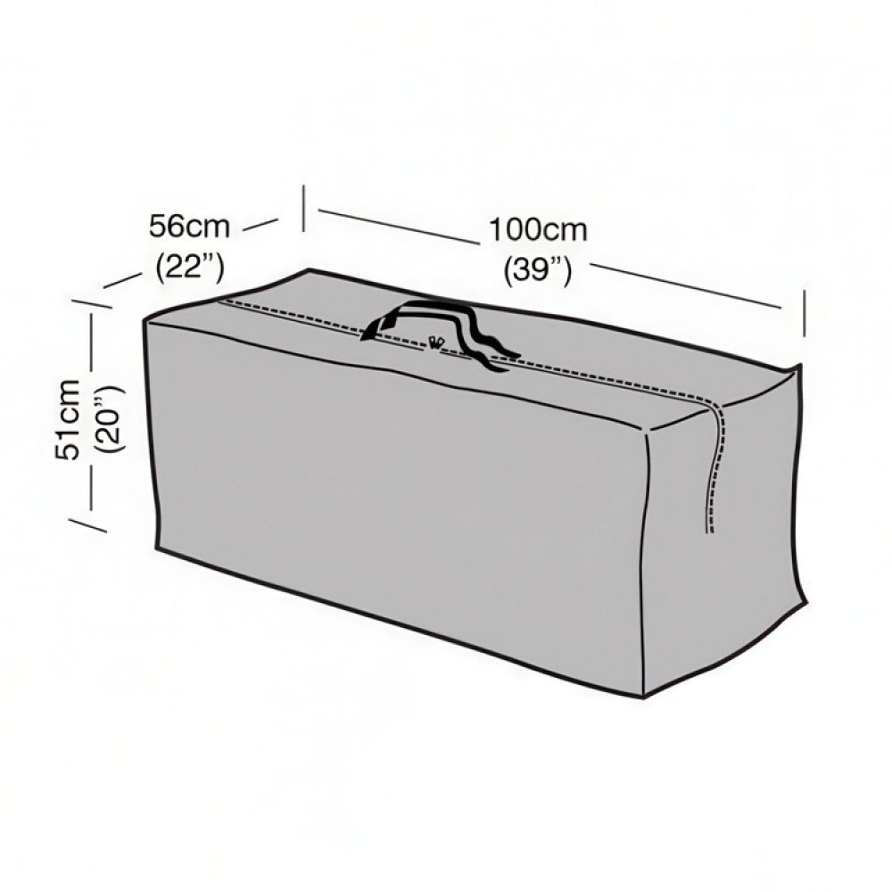 Oppbevaringsbag for puter, 100 cm, Garland, Grønn i gruppen Oppbevaring hos SmartaSaker.se (43246)