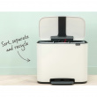 Resirkuleringsstasjon med 3 rom, Brabantia