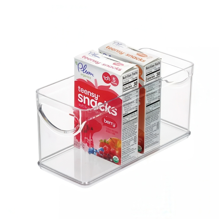 Åpen boks, stablebar, smal, RPET Cabinet Bin, 25,4 x 10,8 x H 12,7 cm, transparent i gruppen Oppbevaring / Kjøkkenskap hos SmartaSaker.se (43266)