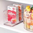 Åpen boks, stablebar, smal, RPET Cabinet Bin, 25,4 x 10,8 x H 12,7 cm, transparent