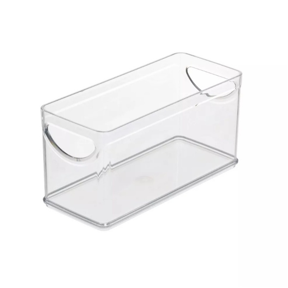 Åpen boks, stablebar, smal, RPET Cabinet Bin, 25,4 x 10,8 x H 12,7 cm, transparent i gruppen Oppbevaring / Kjøkkenskap hos SmartaSaker.se (43266)