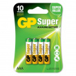 Batteri AAA, 4-pakning Batteri AAA, 4-pakning